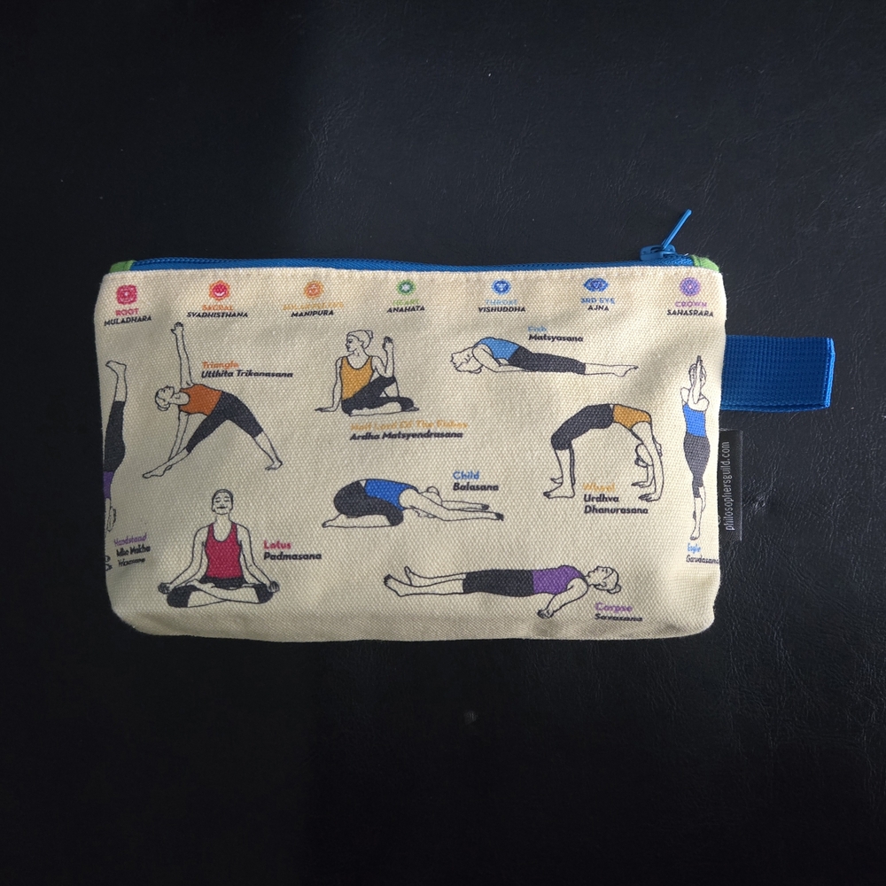 Yoga Pose Canvas Pouch